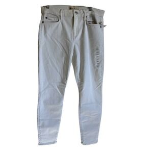 Gap 1969 True Skinny Jeans‎ Mid Rise Slim White Denim Size 29R